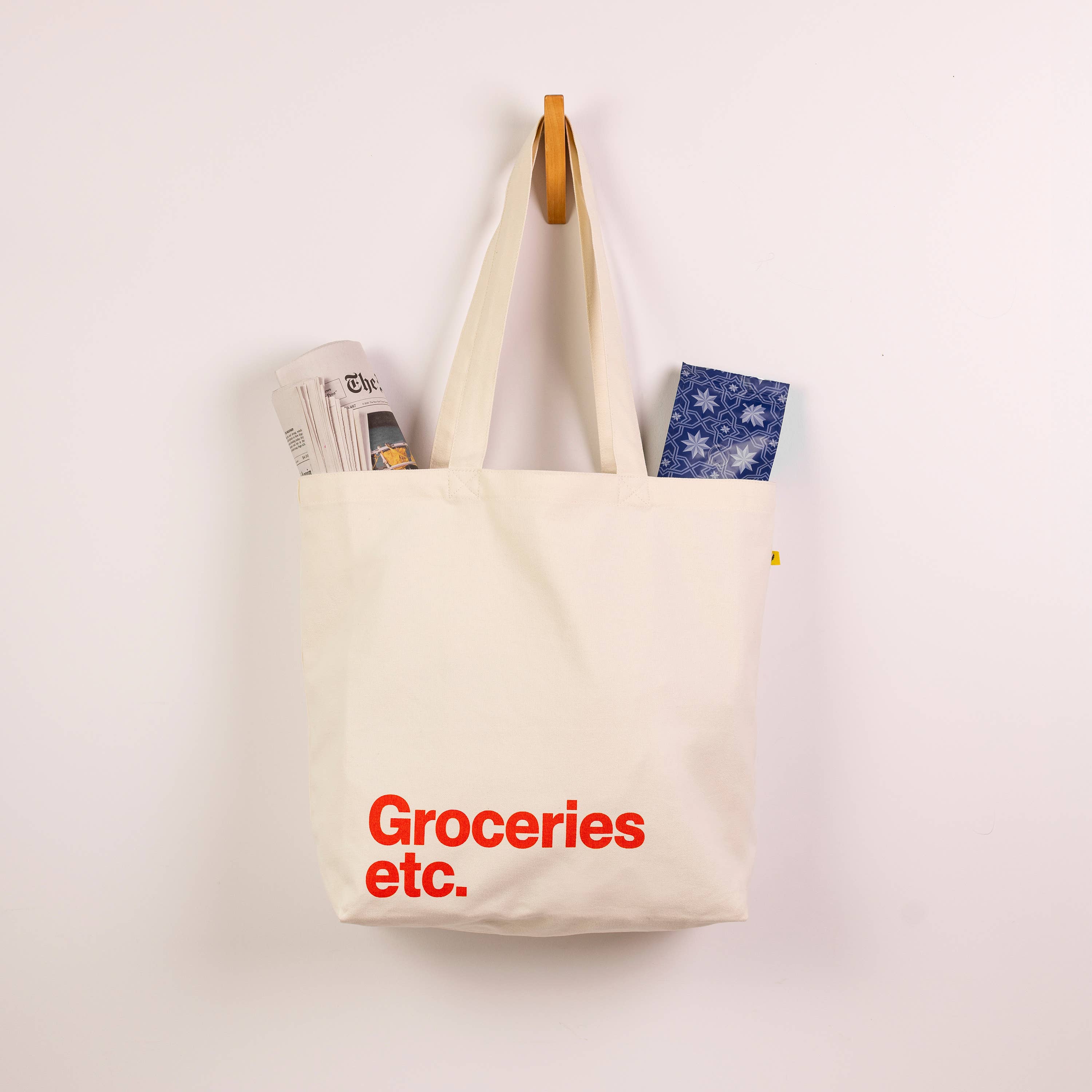 Fluf - Vente Tote bag – femme - Roomy Classic - Épicerie Coquelicot Naturel1