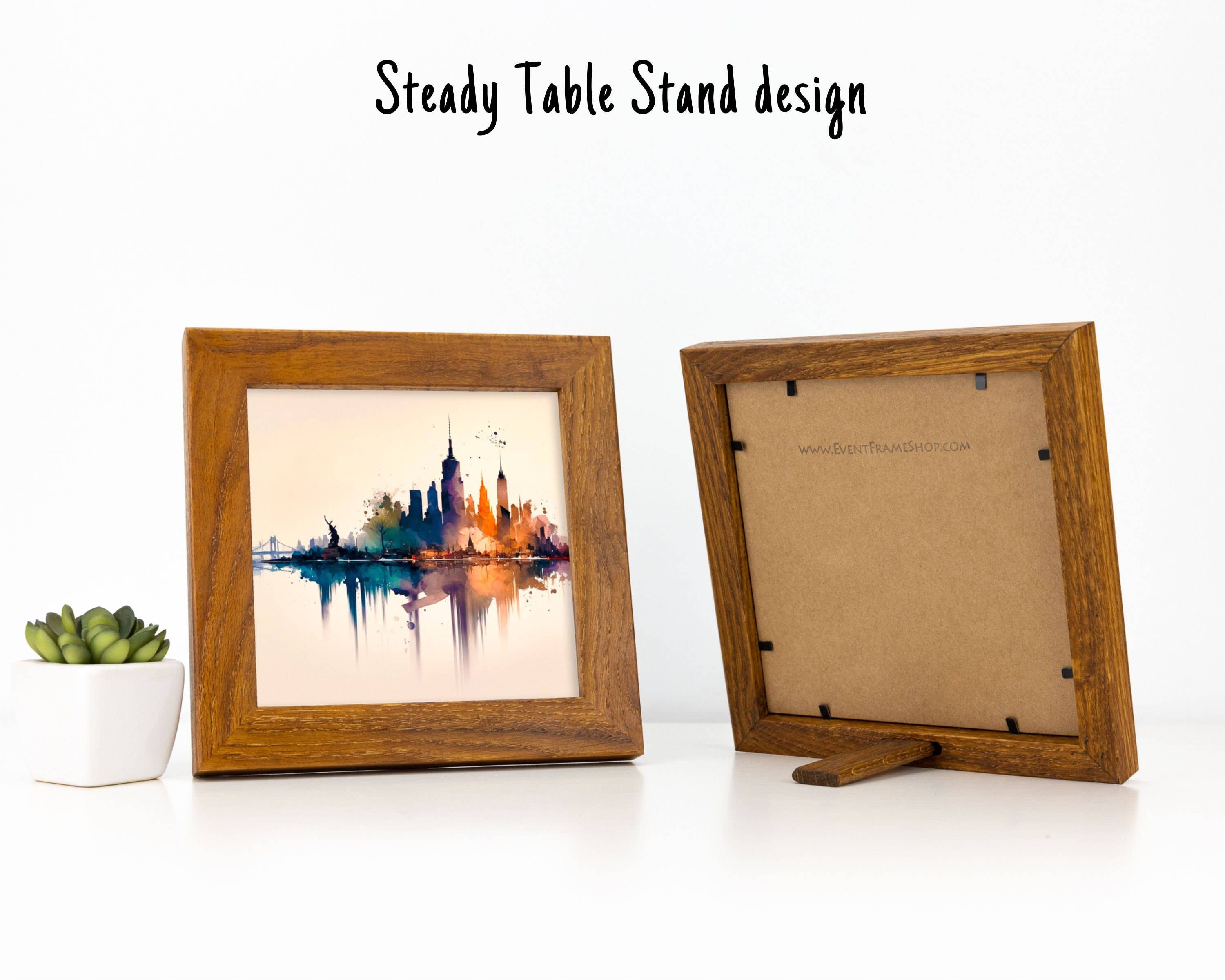 SIA EventFrame - Wholesale Picture Frame - Modern Oak Hardwood Picture Frame In 1" Flat Style8
