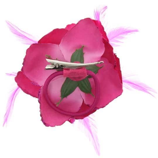 Topkids Accessories – wholesale Fascinator-hatt - Dam – Rose Flower Hair Clip Hårband Blommig Corsage Fascinator Hårband Aligator Näbbgrepp för kvinnor och flickor Bröllop Prom Party Särskilda tillfällen30