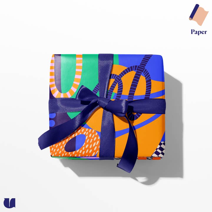 UNWRP - Wholesale Flat Wrap - Twist & Shout Gift Wrap