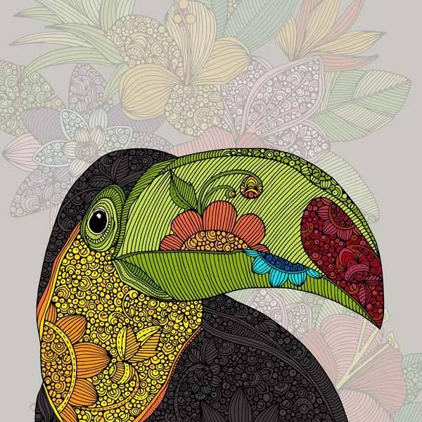 Valentina Harper - Wholesale Art Print - El tucán (the toucan)1