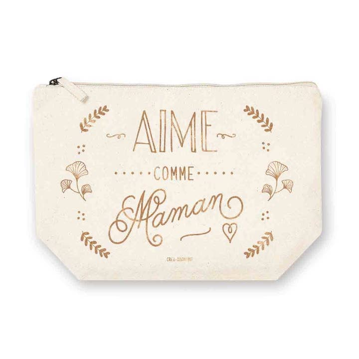 Estuche GM rectangular (28x20 cm) - Ama como mamá para venta al por mayor de Hirondelle & Cie