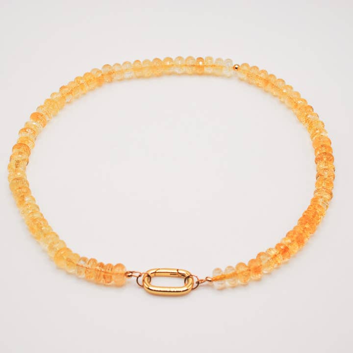 Ripple | Reiki Infused Jewelry - Wholesale Beaded/Pearl Necklace - Citrine Radiance Necklace2