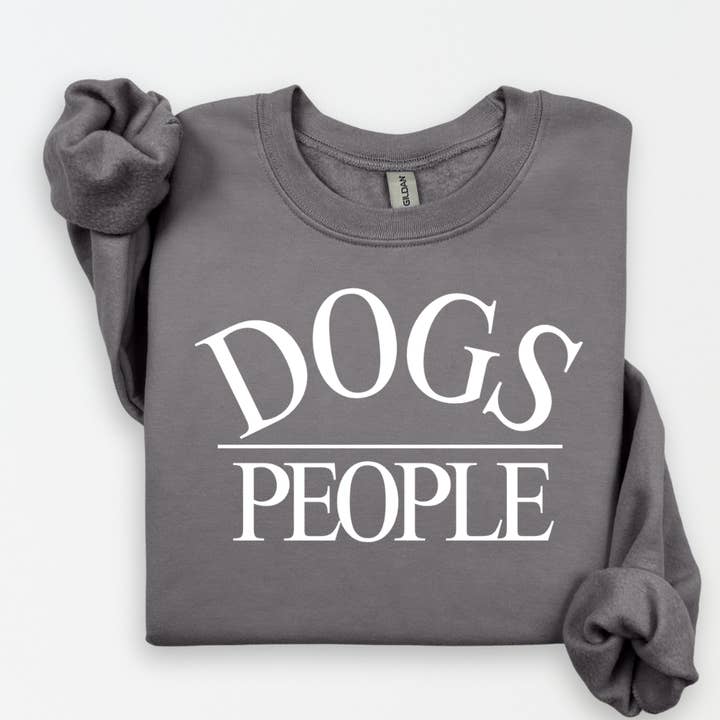 Dogs/People Women's Sweatshirt for wholesale by The Babe Co.