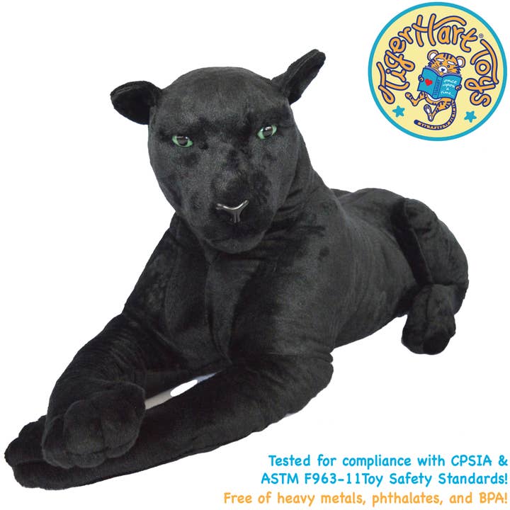VIAHART Toy Co. - Wholesale Stuffed/Plush Toy - Kids & Baby - Pana The Black Panther | 42 Inch Stuffed Animal Plush