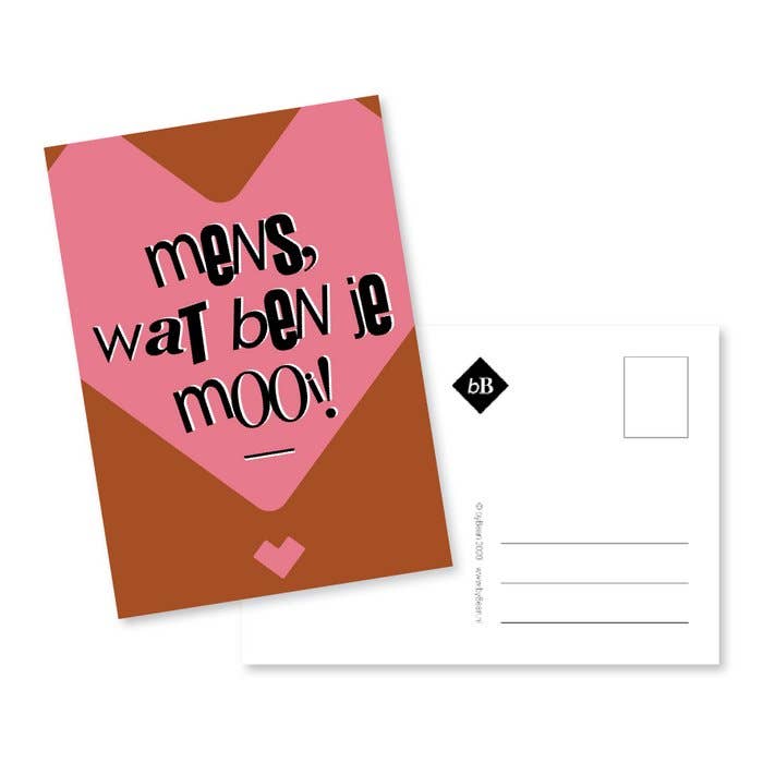 byBean - Wholesale Love Card - Kaartje Mens, How Beautiful You Are!0