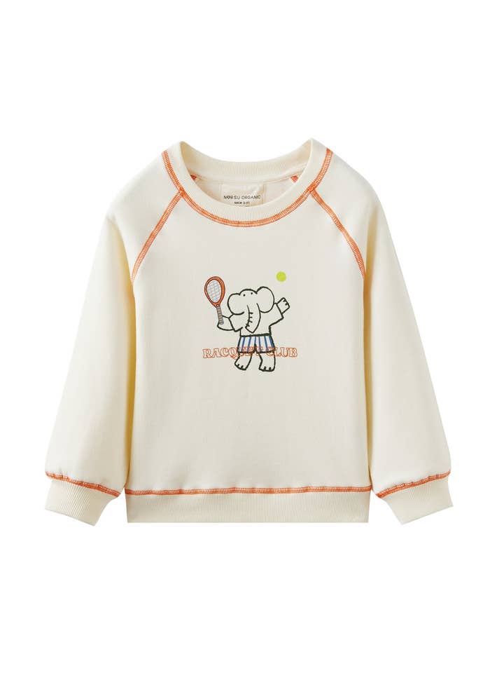 Sudadera de felpa orgánica para niño pequeño-Tenis para venta al por mayor de Norsu Organic