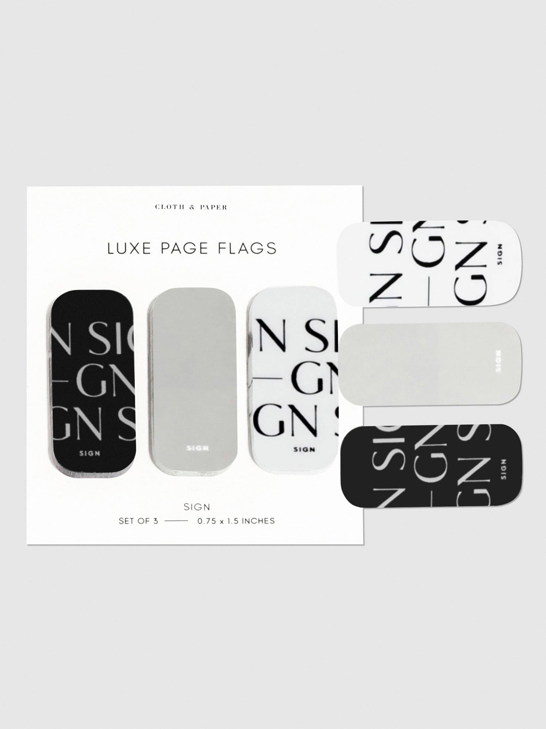 Cloth & Paper - Vente Autocollant - Trio de drapeaux de luxe Page3