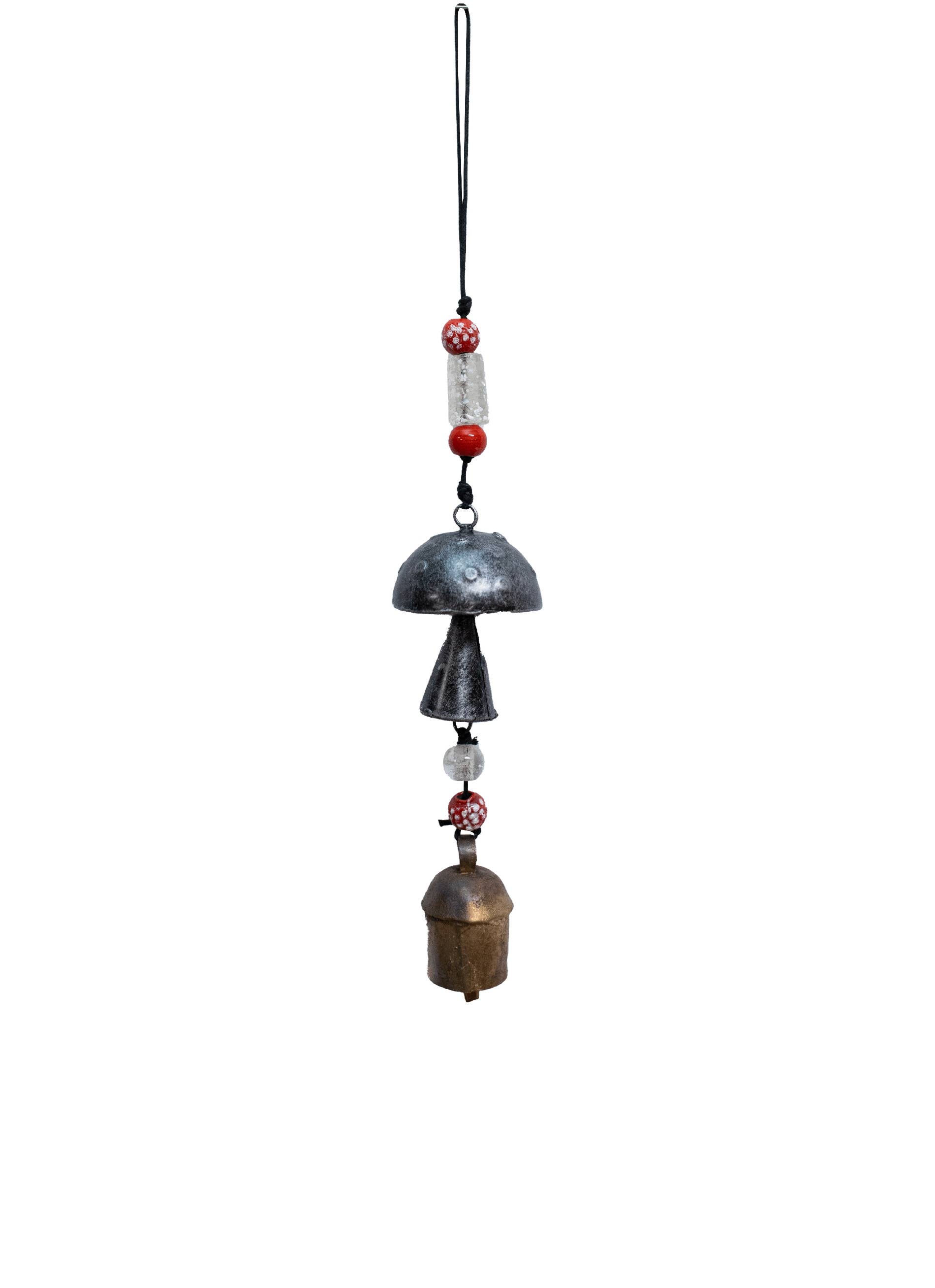 Moksha Imports - Wholesale Wind Chime - A Single Mushroom/Beads & Bell/Min.21