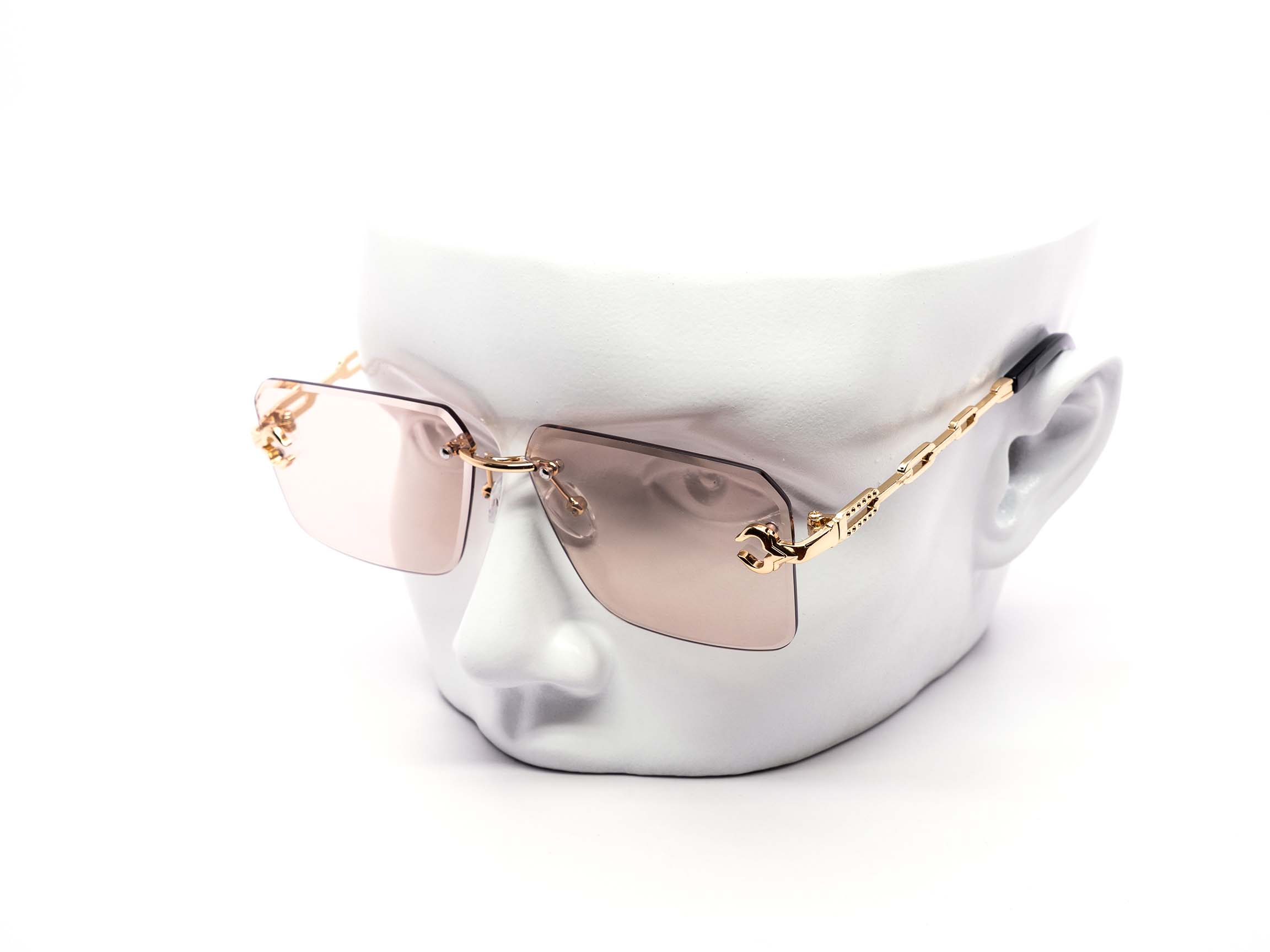 Still Friday - Vente Lunettes de soleil – unisexe - Lot de 12 lunettes de soleil métalliques avec verres dégradés carrés et monture sans cerclage2