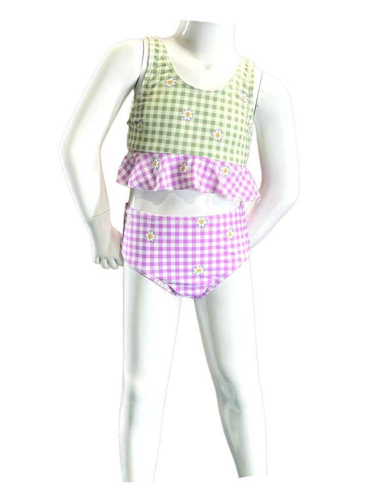 Sport-bh tankini 2 st/K4717_GINGHAM Daisy för wholesale av MARINA WEST SWIM
