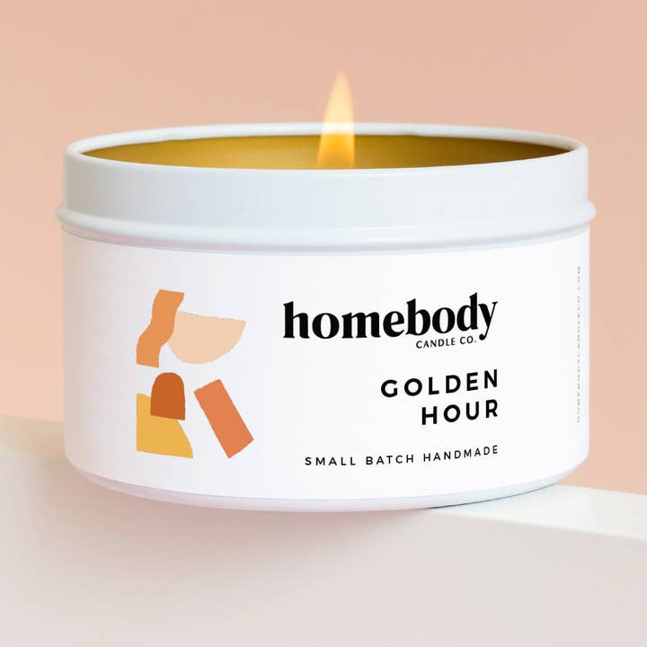 Homebody Candle Co. - Wholesale Travel Candles - Golden Hour • candle tin0