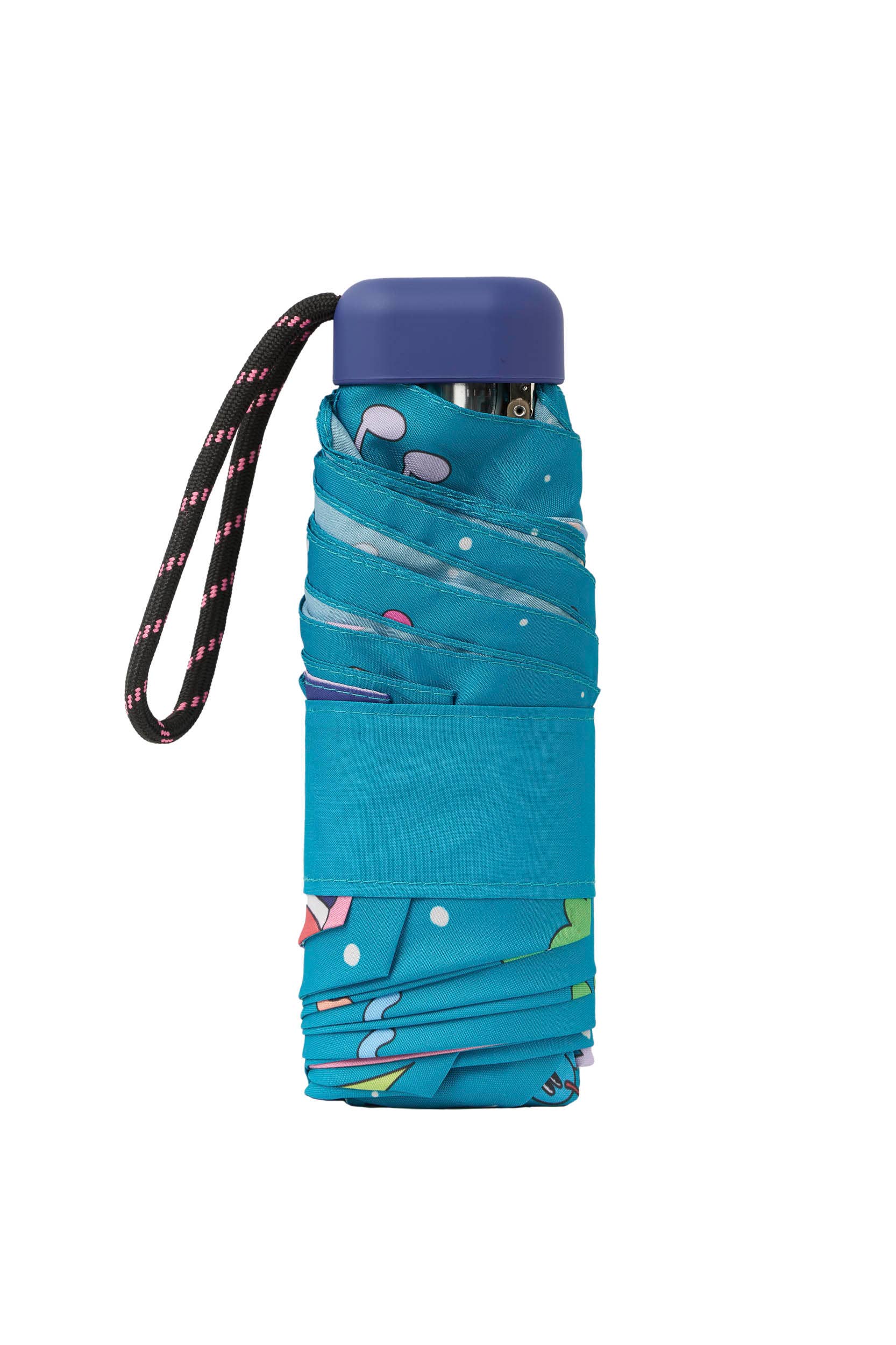 Clima Umbrellas - Wholesale Umbrella - Kids - Manual folding umbrella with bag | Disco party print 11