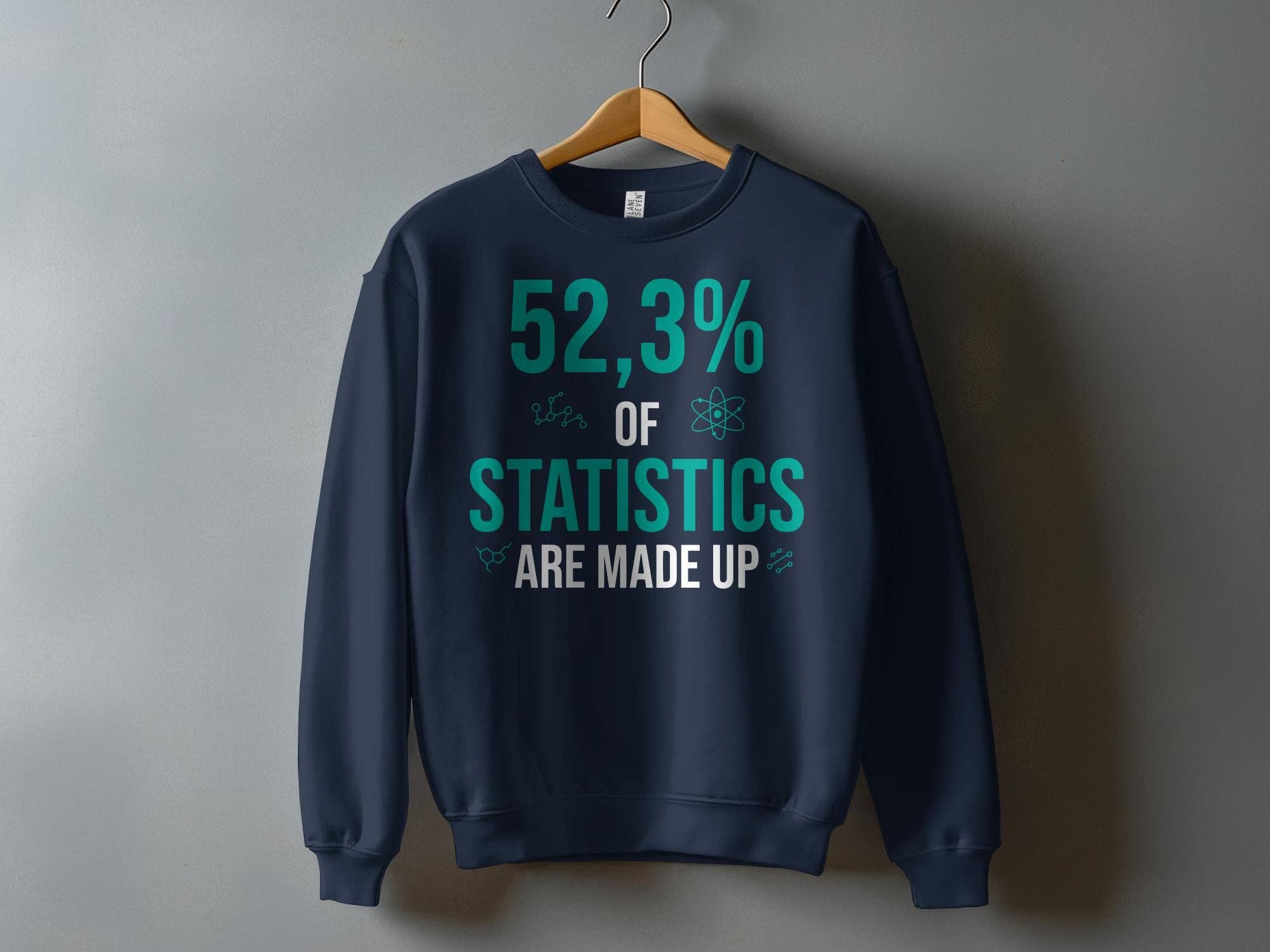 FreakyTeeFactory - Wholesale Screen Printed T-Shirt - Unisex - Unisex Statistics T-Shirt for Data Scientists, Math Geeks Tee, Funny Science Nerdy Shirt, Casual Teacher Apparel, Gift Idea5