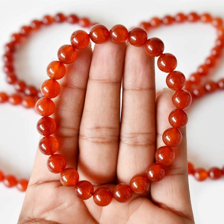 Soothing Crystals - Wholesale Beaded Bracelet - Healing Bracelet | Red Onyx | Gemstone Bracelet2