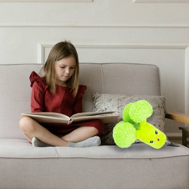 KINREX - Vente Peluche – enfant et bébé - Jouet en peluche Brocoli en peluche - Jouet en peluche pour enfant 5,5 pouces4