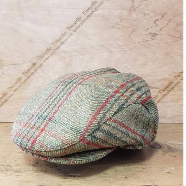 Tweed Flat Cap for wholesale by Leather Guild