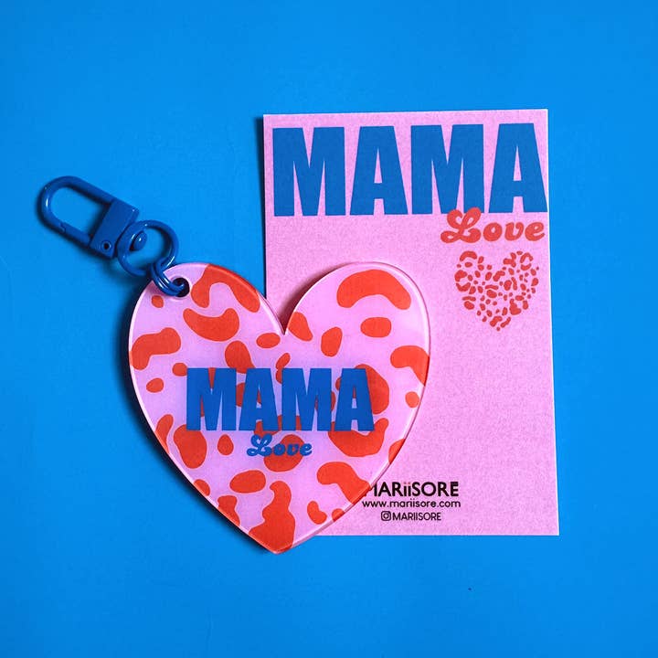 MAMA Love keychain for wholesale by Mariisoré