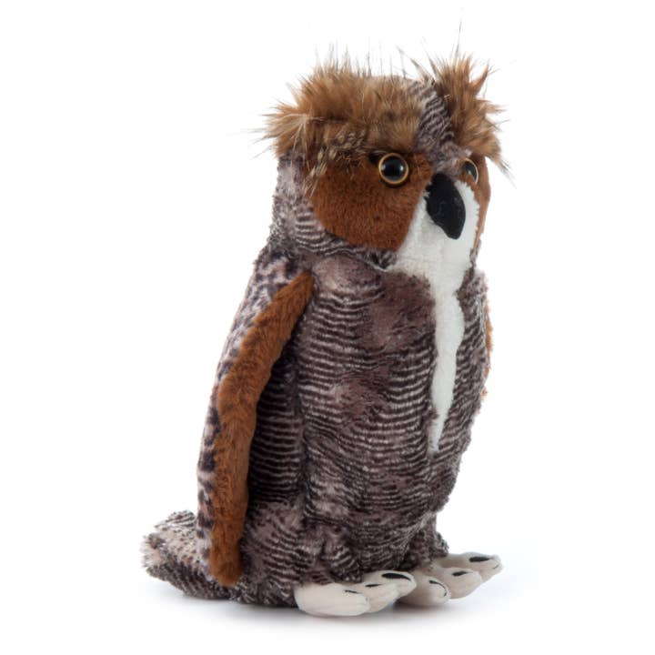 The Petting Zoo - Wholesale Stuffed/Plush Toy - Kids & Baby - 12" (30cm) Wild Onez Horned Owl3