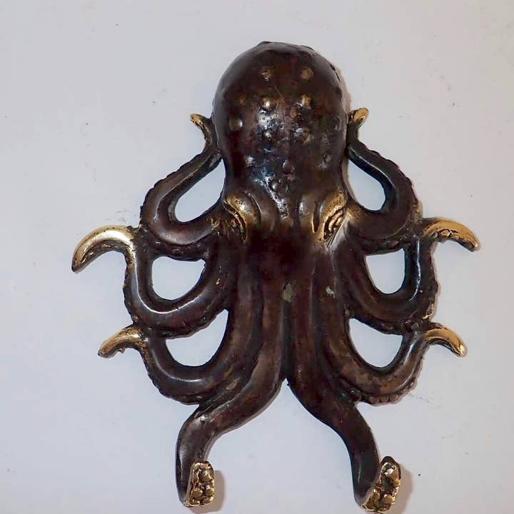 Ubud Glass – Gancho de parede por atacado – Decoração de parede em latão com cabide de polvo2