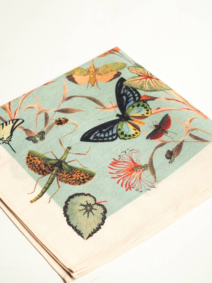 Napkin Aqua Butterfly for wholesale by Muzaluci