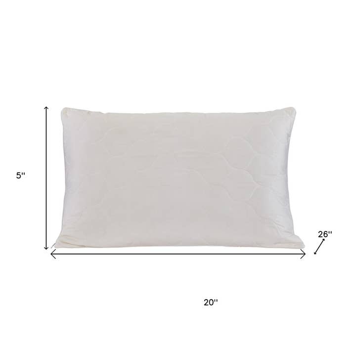 HomeRoots - Wholesale Bedding Pillow - Cotton Wool Hypoallergenic Standard Size Bed Pillow2