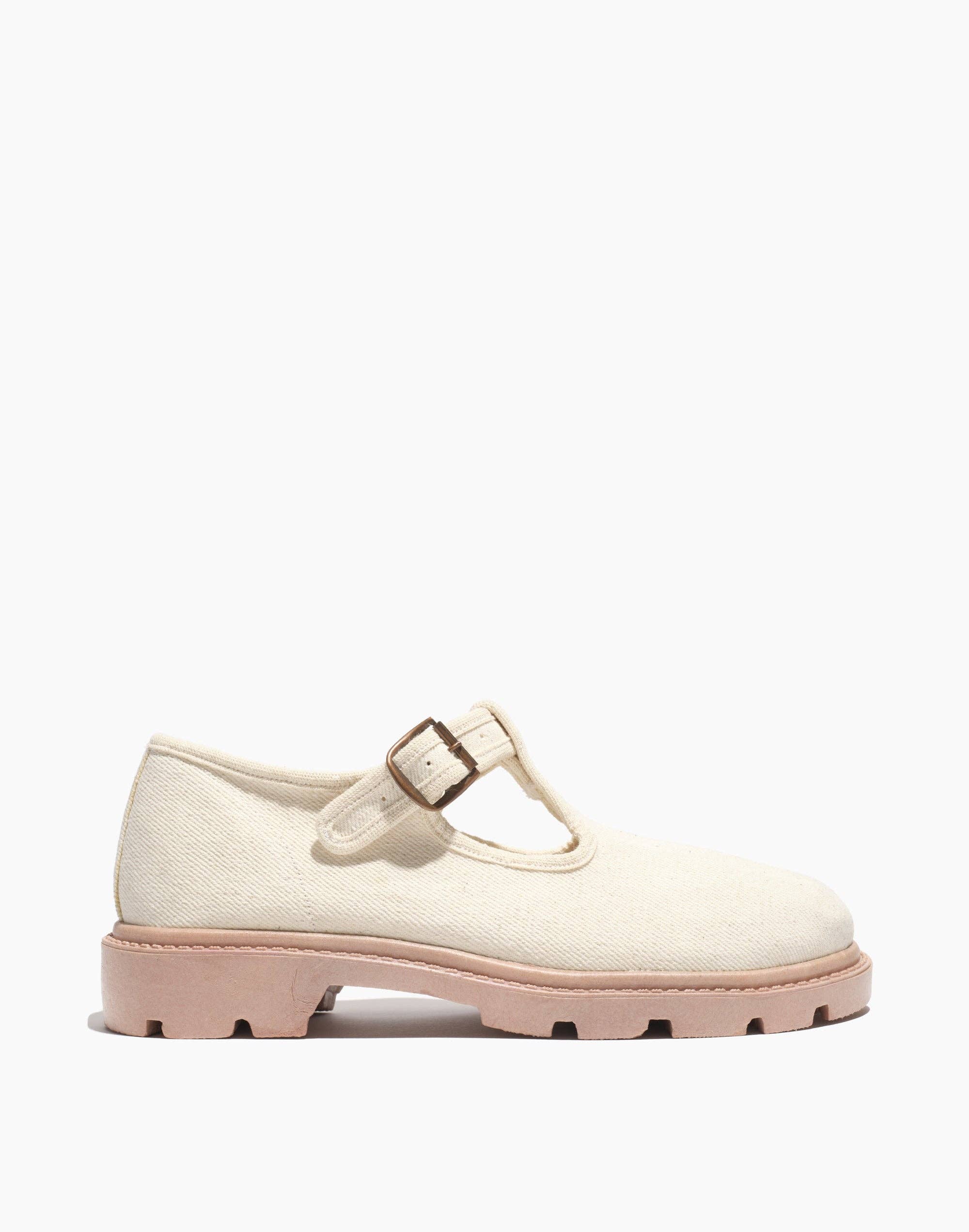 Small Lot - Wholesale Flats - Women's - Natural | Lug Sole Mary Jane1