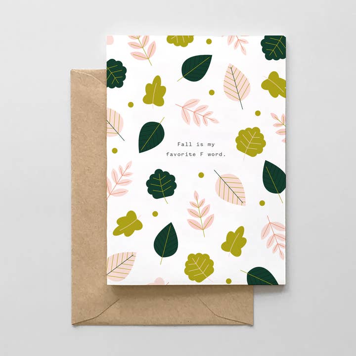 Spaghetti & Meatballs - Wholesale Season's Greetings Card - Fall Is My Favorite F Word0