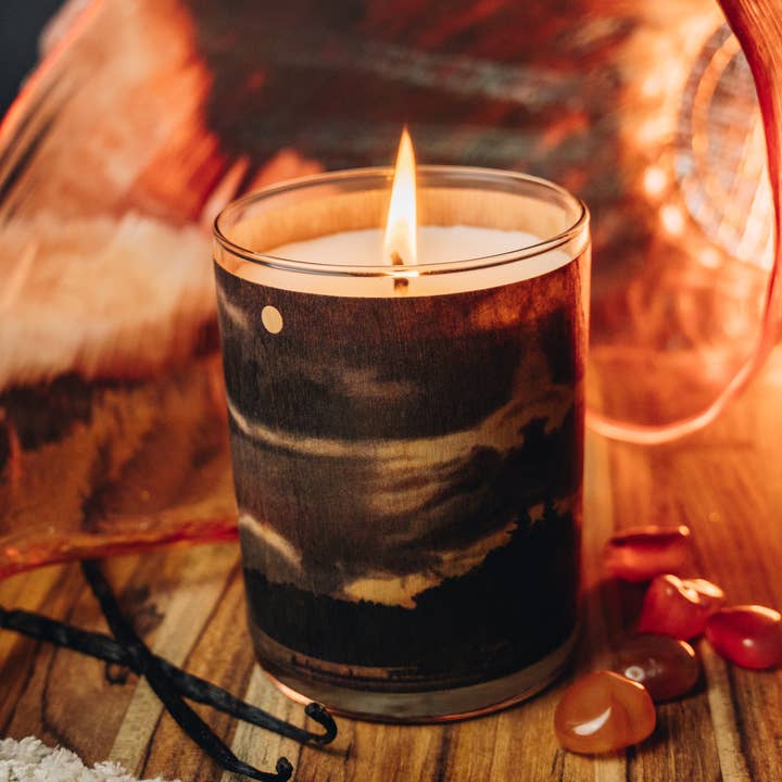 Spitfire Girl – wholesale Burkljus – Nr 3 Orris och Amberträ Inslagen Ljusstake5