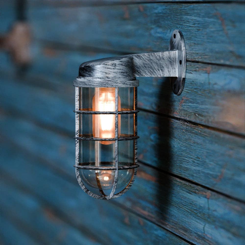 Ledsone - Vendita all'ingrosso Applique - Lampada da parete a gabbia per paratia industriale~552324