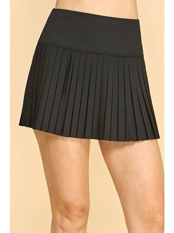 MIO WHOLESALE - Wholesale Skort - Women's - PLS001 SHARP PLEATED TENNIS SKORT4