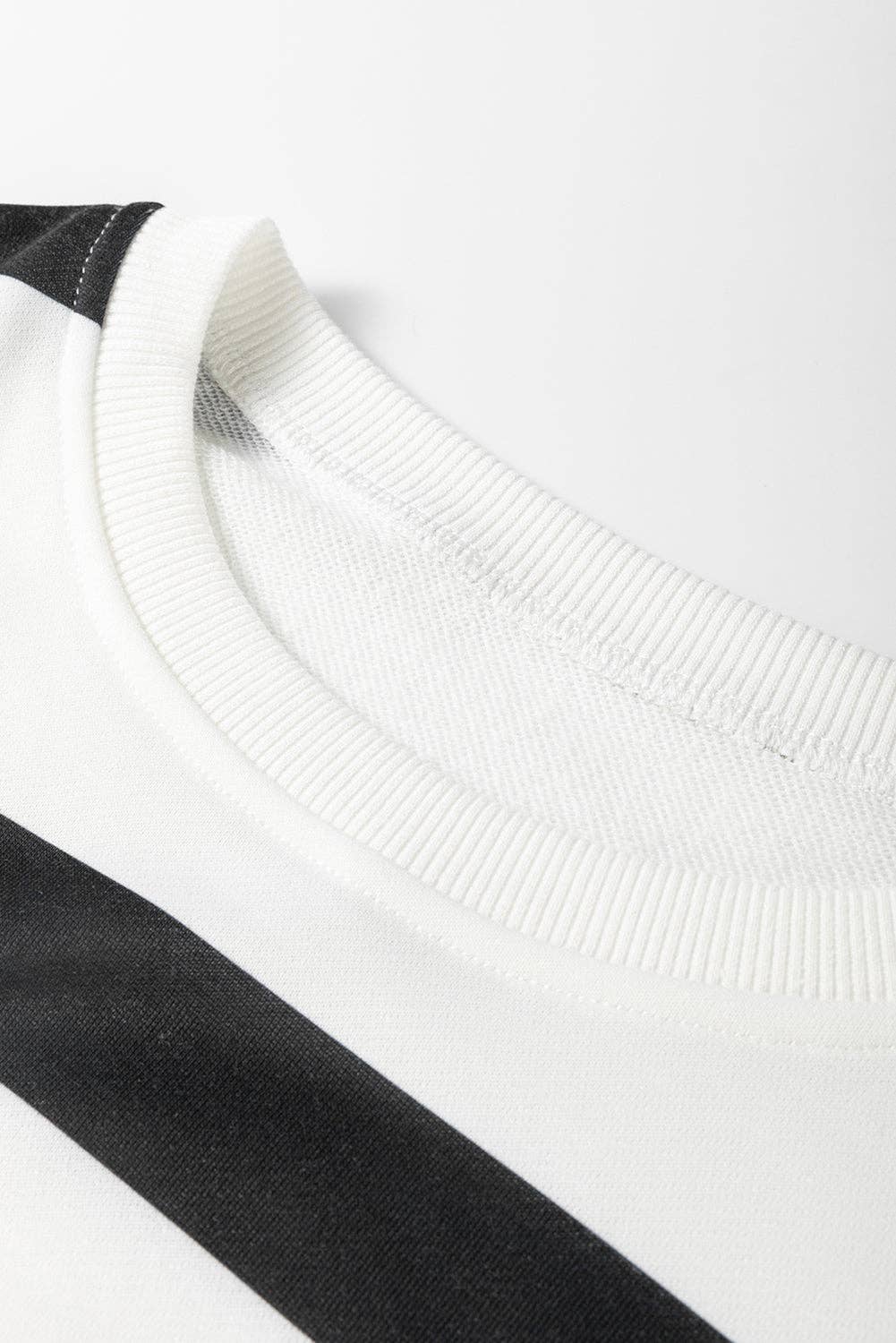 Lovesoft – wholesale Lounge set – Women's – Stripe Drop Shoulder Pullover and Jogger Pants Set10