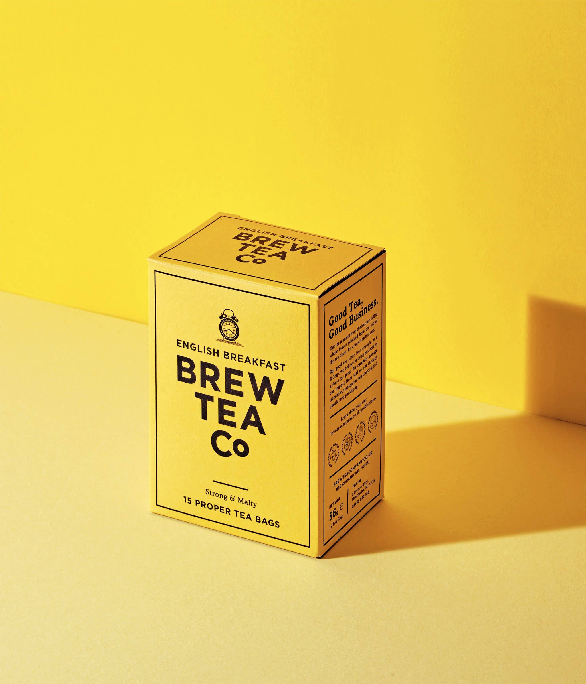 Brew Tea Co. - Wholesale Tea bags - Brew Tea English Breakfast 15 Teabags X 6