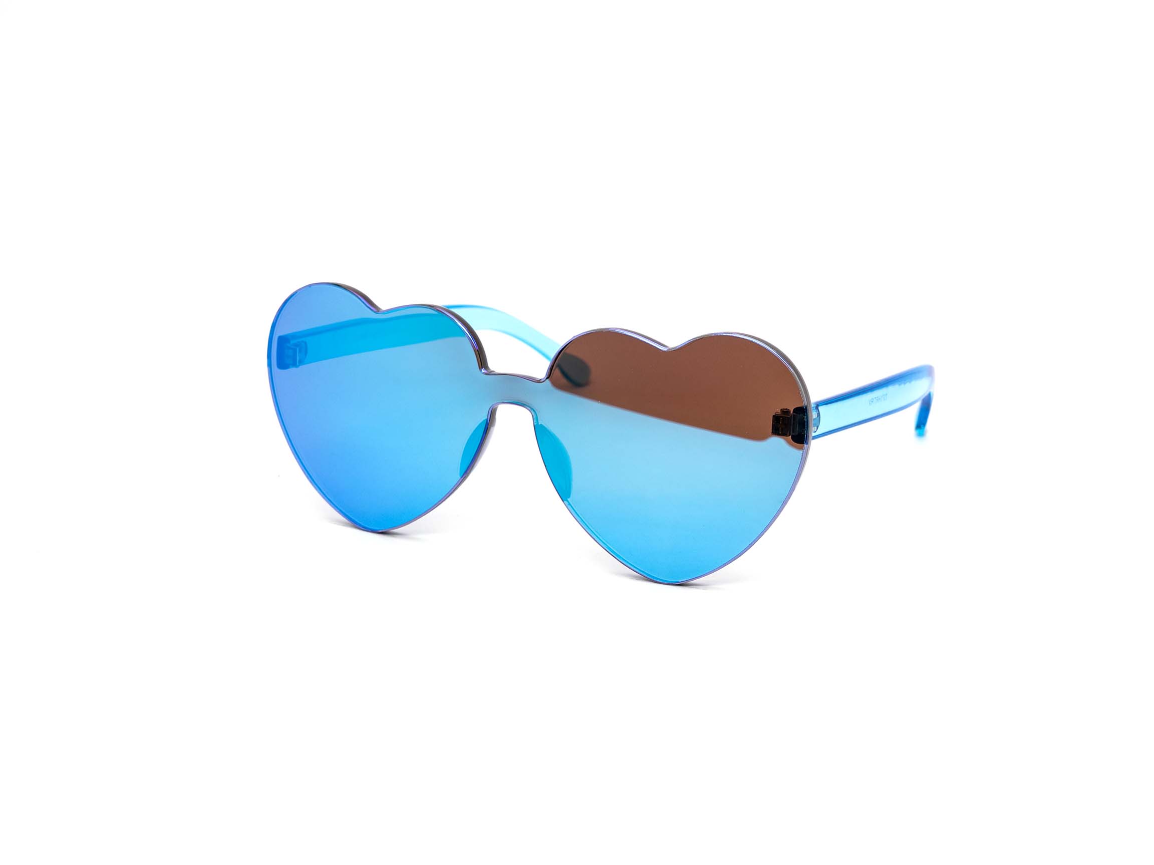 Still Friday - Vente Lunettes de soleil – femme - Lunettes de soleil sans monture en polycarbonate avec miroir de couleurs assorties6