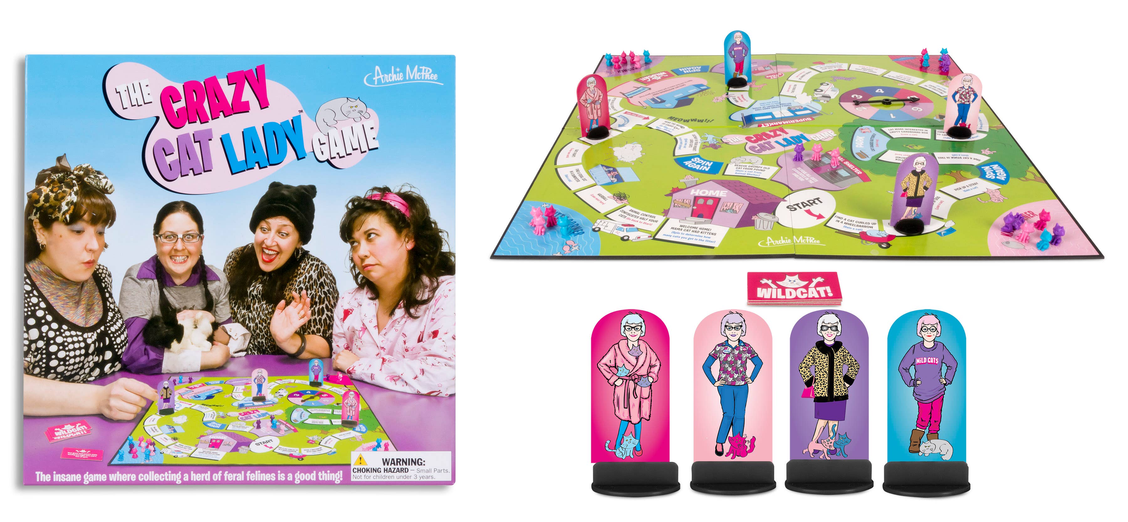 Incognito – wholesale Board game – GAME - CRAZY CAT LADY BOARD