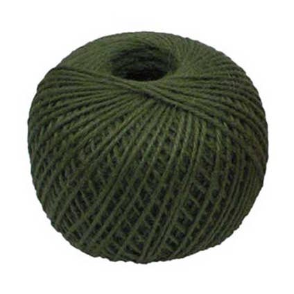 Jute Twine - Dark Green - 60 meters for wholesale by AW Aromatics Limited