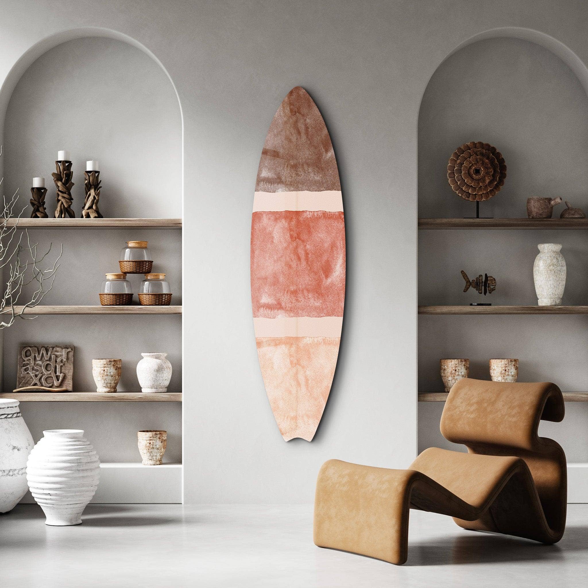 Artdesigna KG - Wholesale Wall Accent - Earthy Tones Abstract | Surfboard Glass Wall Art5