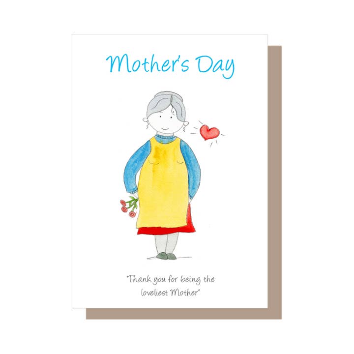 A Mãe Mais Adorável - Cartão do Dia da Mãe - FEITO NA IRLANDA por atacado de Irish Greeting Cards by Catherine Dunne