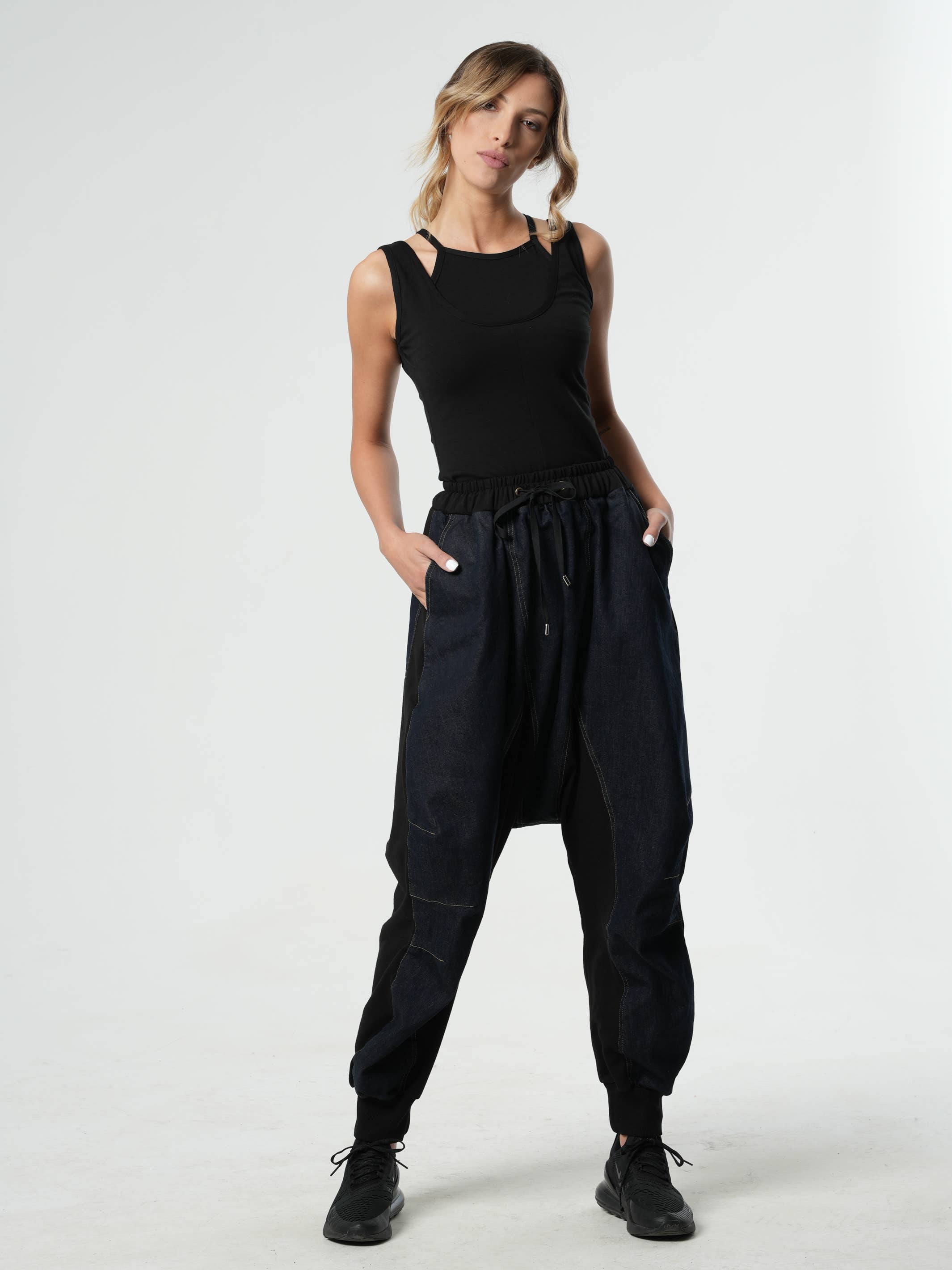 Metamorphoza - Wholesale Pants - Women's - Wide Leg Denim Pants6