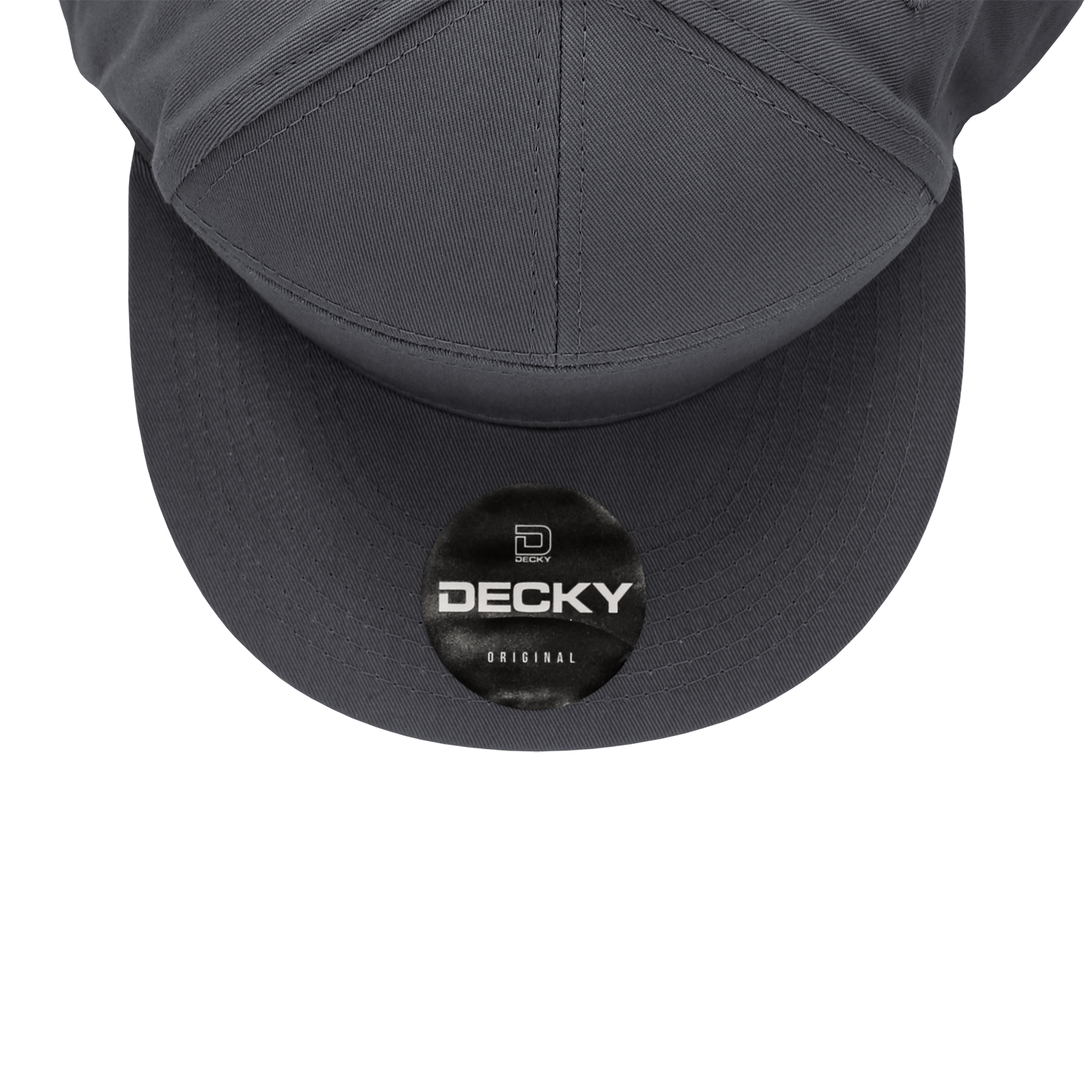 The Park Wholesale - Wholesale Flat Brim Cap - Unisex - Decky 1098 Blank 7 Panel Flat Bill Snapback Hats5