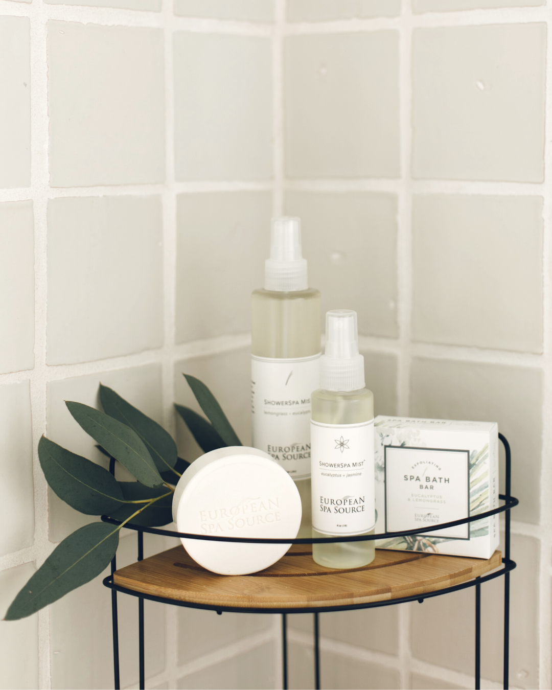 REMOVED BRAND - Wholesale Aromatherapy Mist - Energizing Lemongrass + Eucalyptus ShowerSpa Mist™2