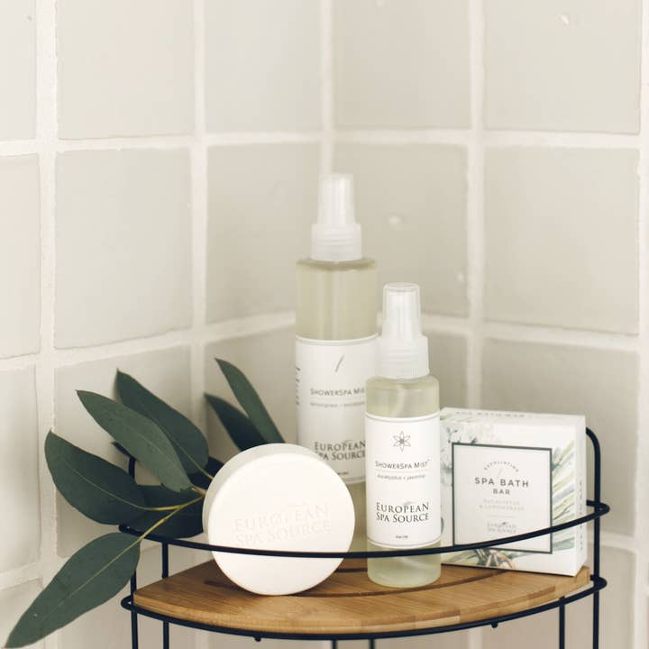 REMOVED BRAND - Wholesale Aromatherapy Mist - Energizing Lemongrass + Eucalyptus ShowerSpa Mist™2