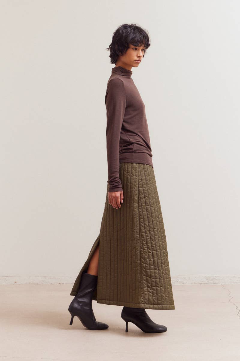 Grade & Gather - Vendita all'ingrosso Gonna - Donna - 50704 - GONNA TRAPUNTATA DI MEDIA LUNGHEZZA4