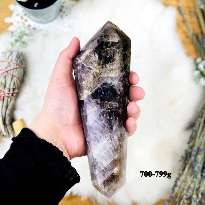 Rock Paradise - Wholesale Spiritual Stone/Crystal - Crystal Seven Minerals Double Point Stones by Weight8