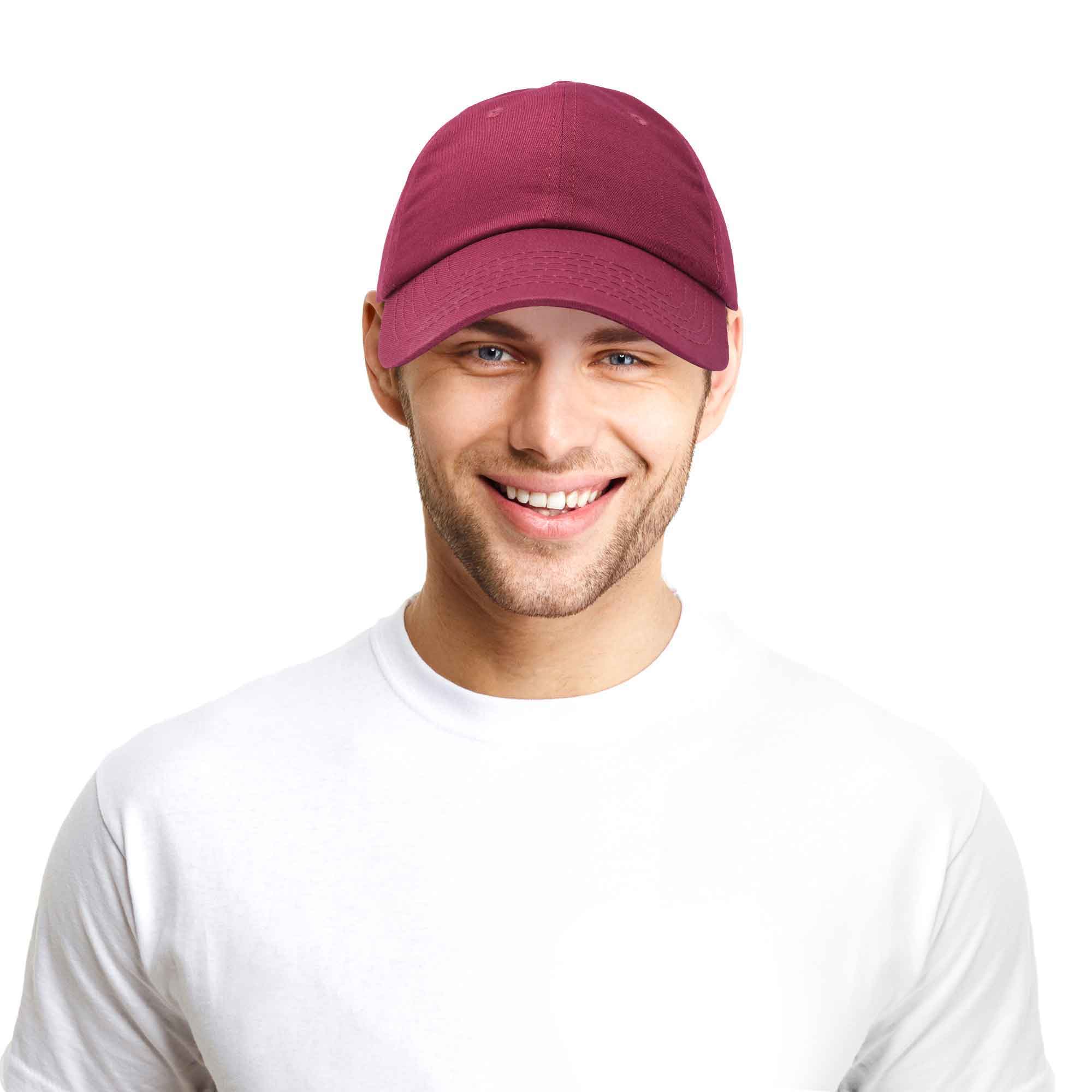 Dalix - Wholesale Baseball Cap - Unisex - DALIX Unisex Unstructured Cotton Cap Adjustable Plain Hat78