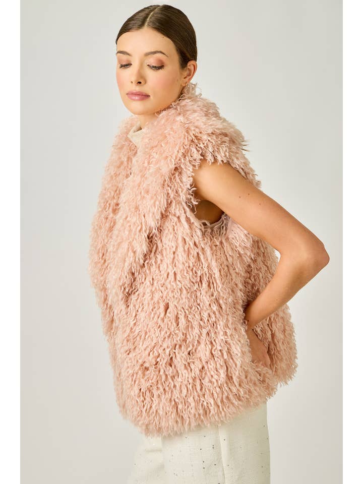 Mystree - Venta al por mayor Chaleco de abrigo - Mujer - Chaleco de Piel Sintética Peluda 612427