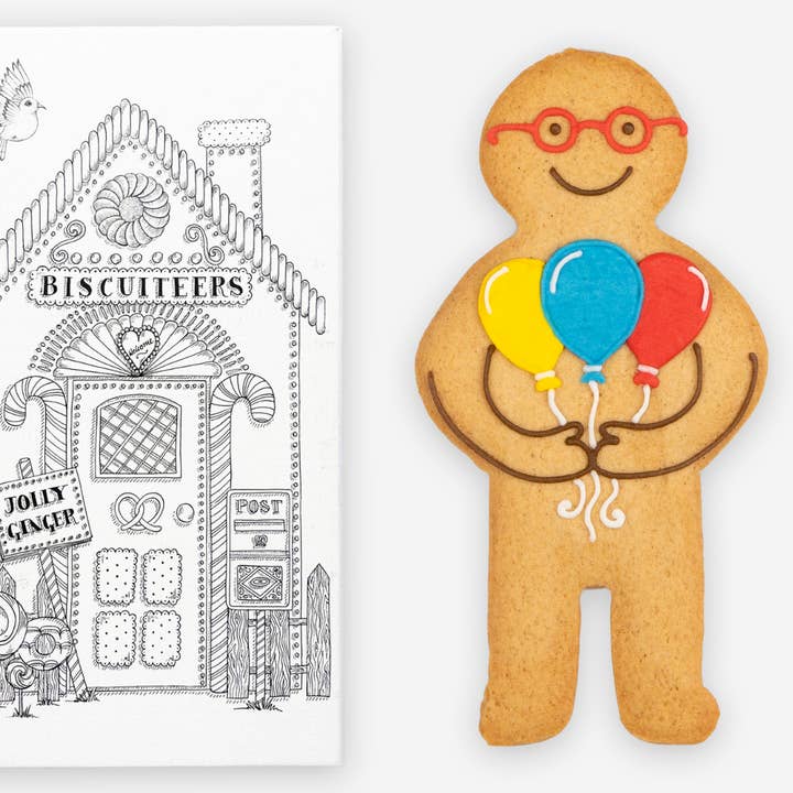 Biscuiteers – wholesale Biscuit – Birthday Jolly Ginger