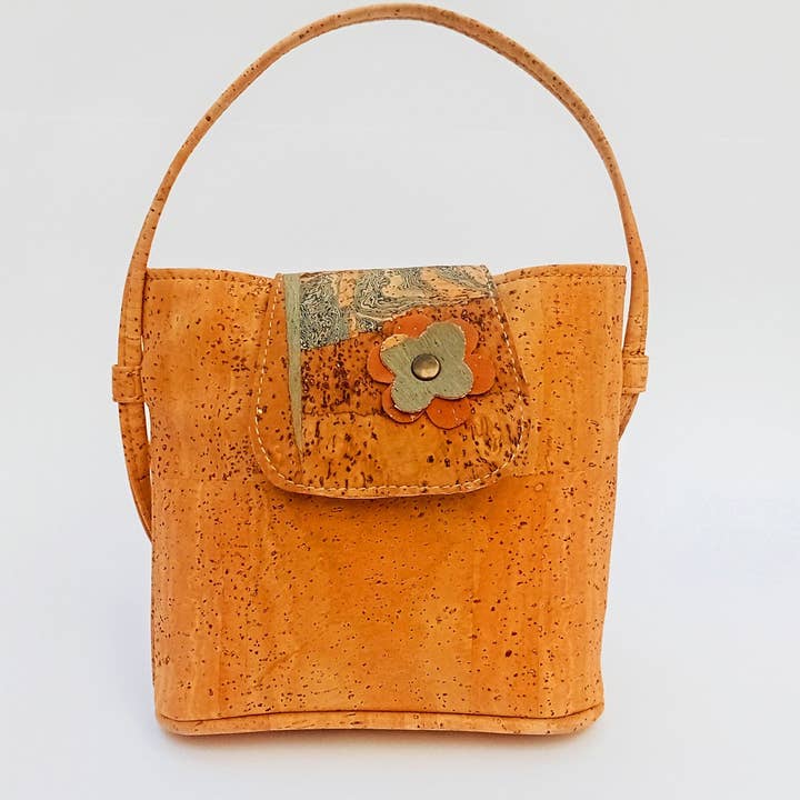 Borsa Orchidea Naturale per la vendita all'ingrosso da parte di Line Cork