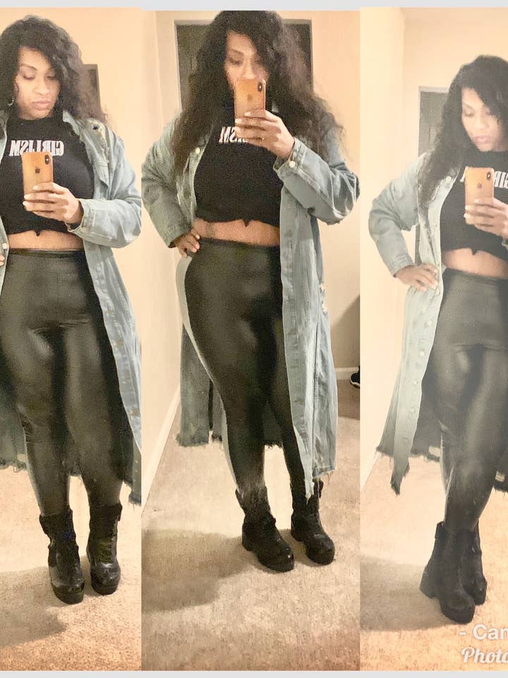 Trench en denim pour la vente par Exclusively Yourz