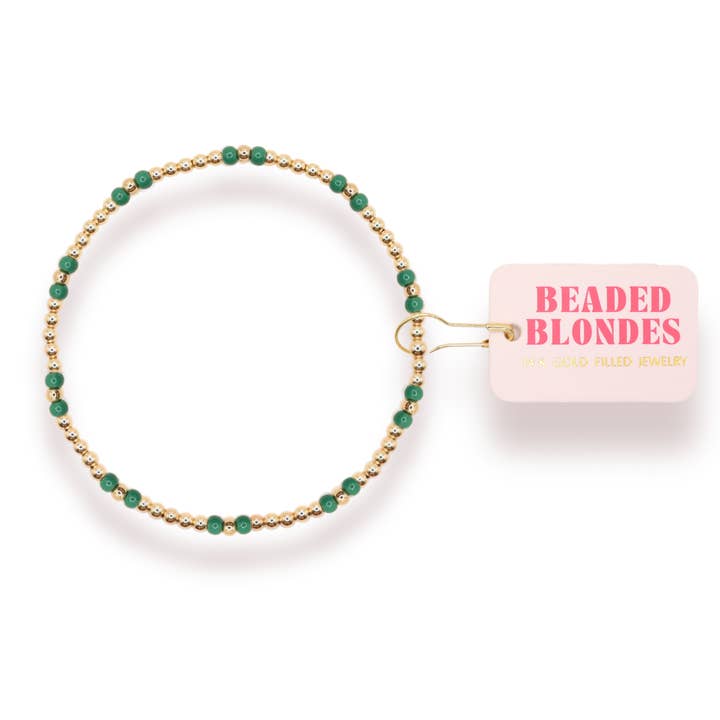 Pulsera Kelly Green Hazel para venta al por mayor de Beaded Blondes